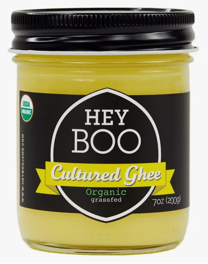 12 ct. 7oz. jars Organic, Grassfed Cultured Ghee from Hey Boo!