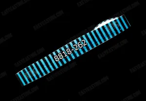 8818-262 Blue \ Black Stripe (wider)