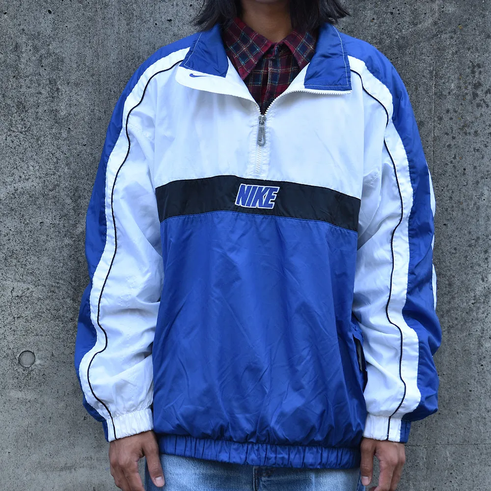 90's NIKE ハーフジップ ナイロンプルオーバー 231105
