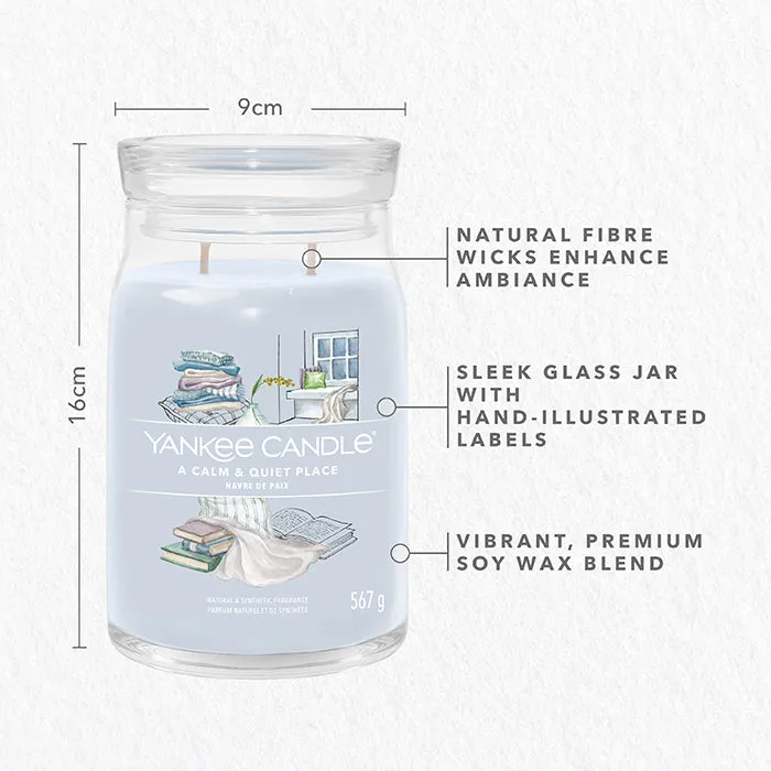 A CALM & QUIET PLACE SIGNATURE JAR