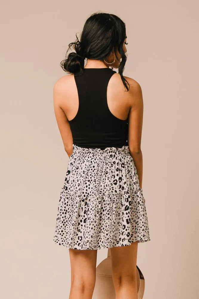 Adrienne Mini Skirt in White