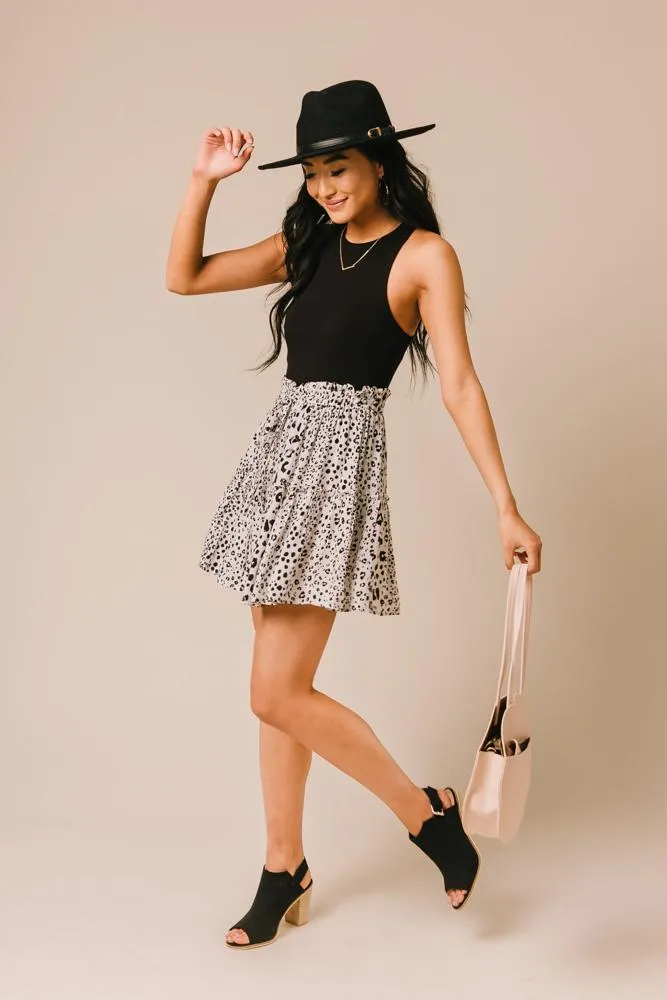 Adrienne Mini Skirt in White