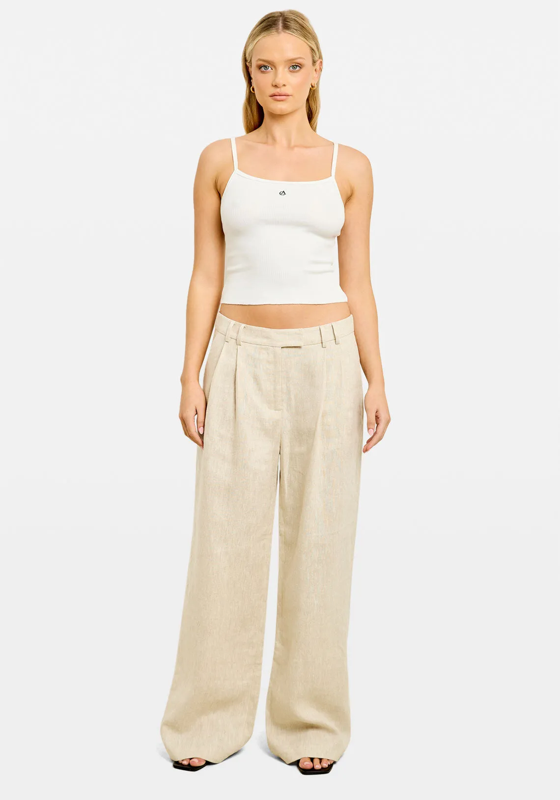 AISHA TAILORED PANT STONE