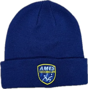 Ames Soccer Club | Solid Knit Premium Cuff Beanie