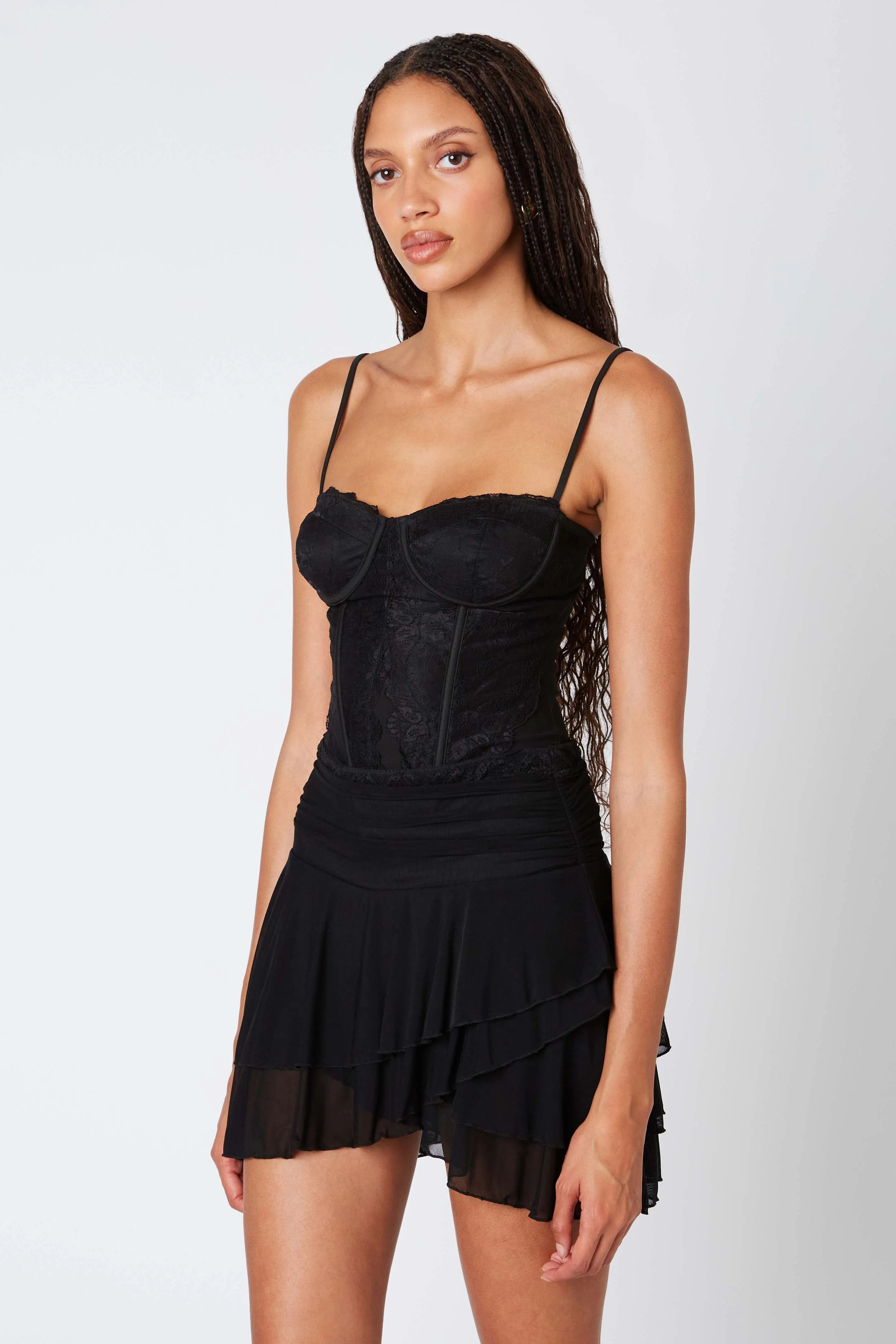 Asymmetrical Mini Skirt