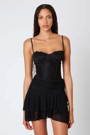 Asymmetrical Mini Skirt