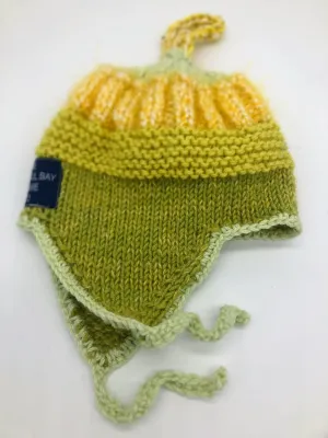 BABY  BEANIE -CUCUMBER LIME vi
