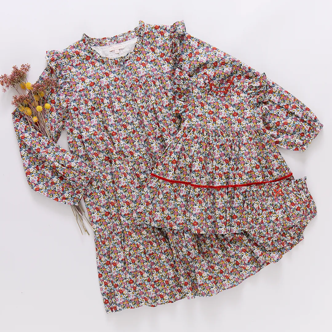 Baby Girls Jennifer Dress Set - Libby Floral