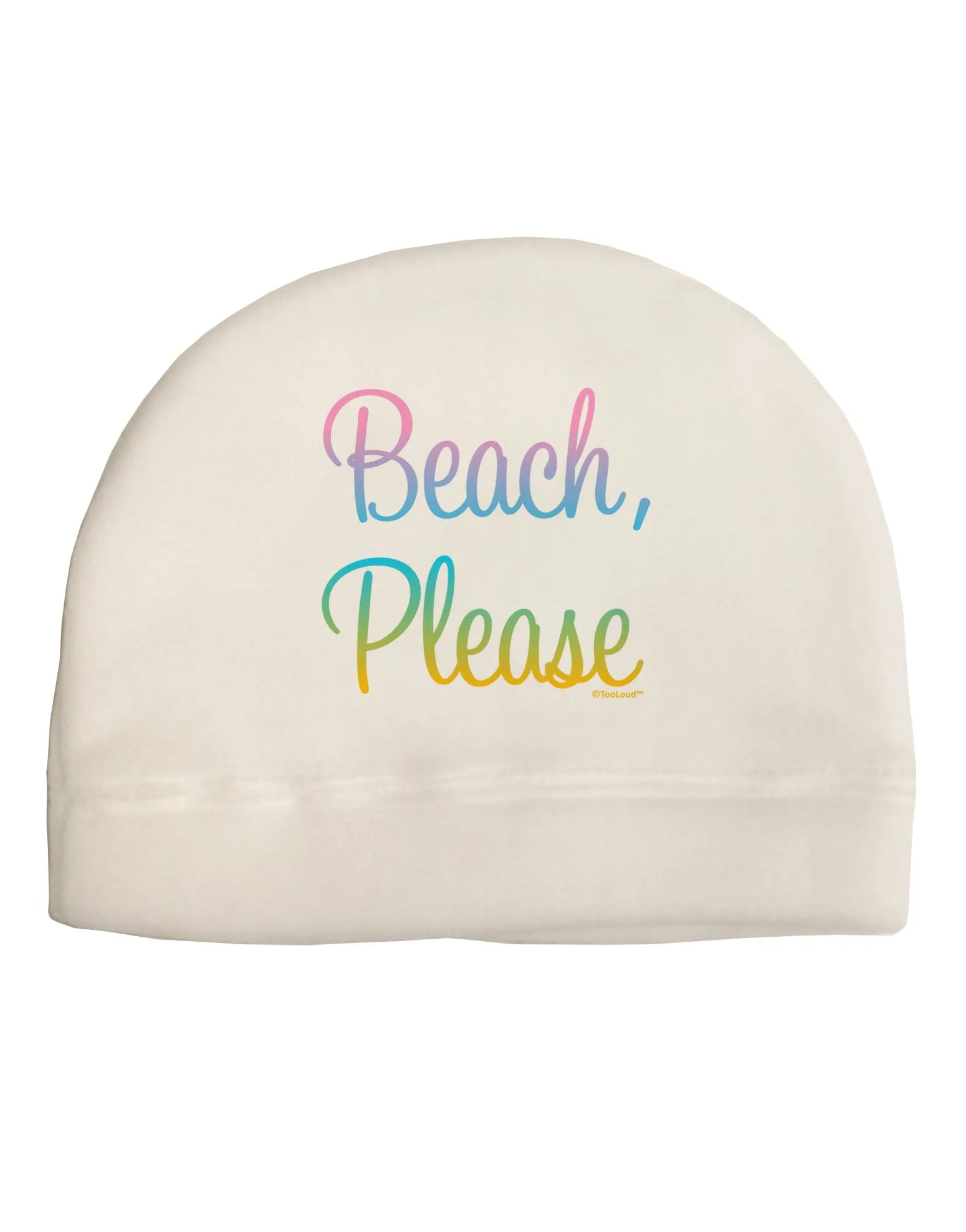 Beach Please - Summer Colors Child Fleece Beanie Cap Hat