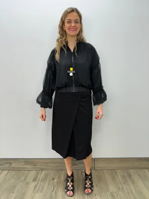 Black Vogue Rock Skirt