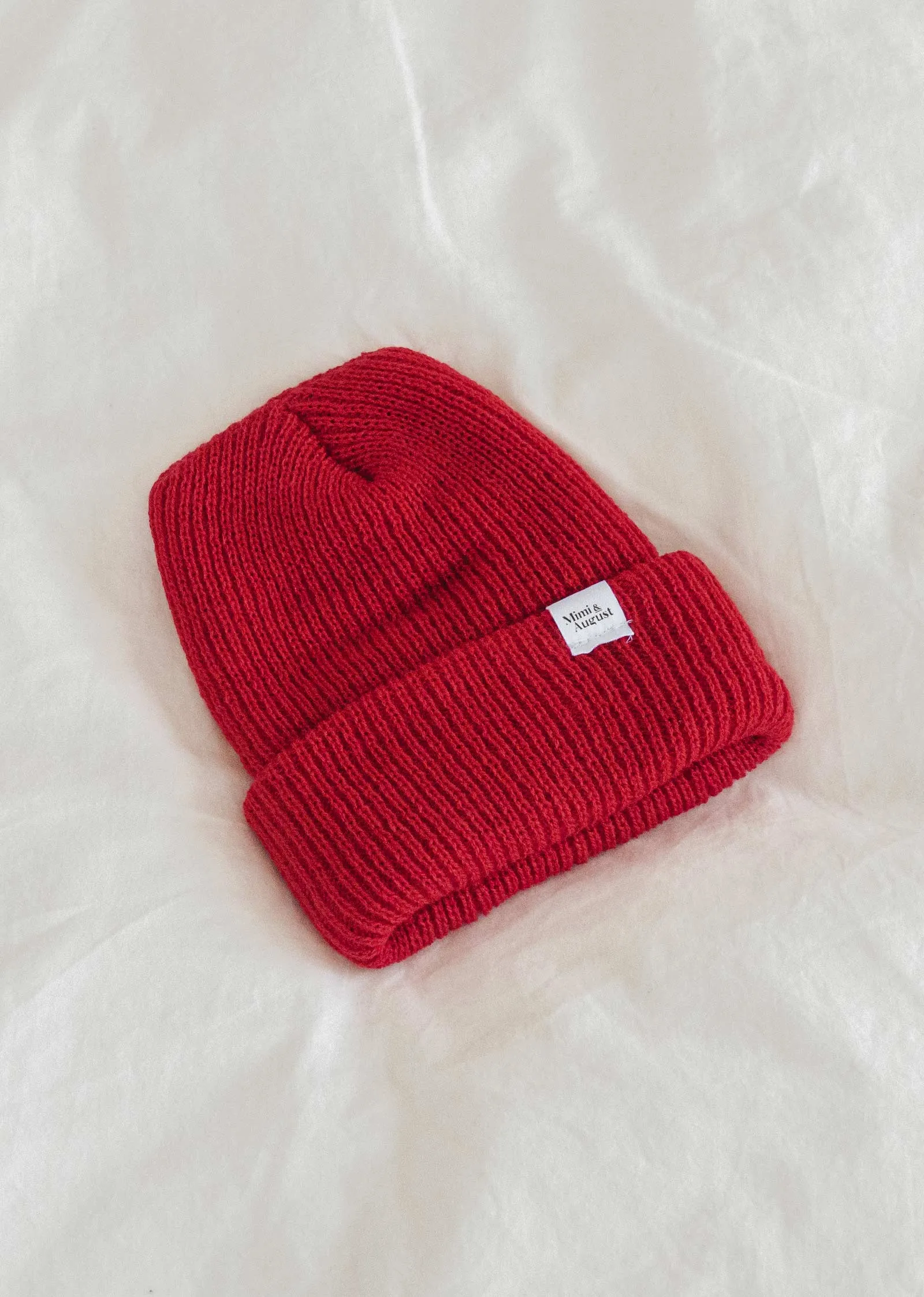 Bright Red Beanie