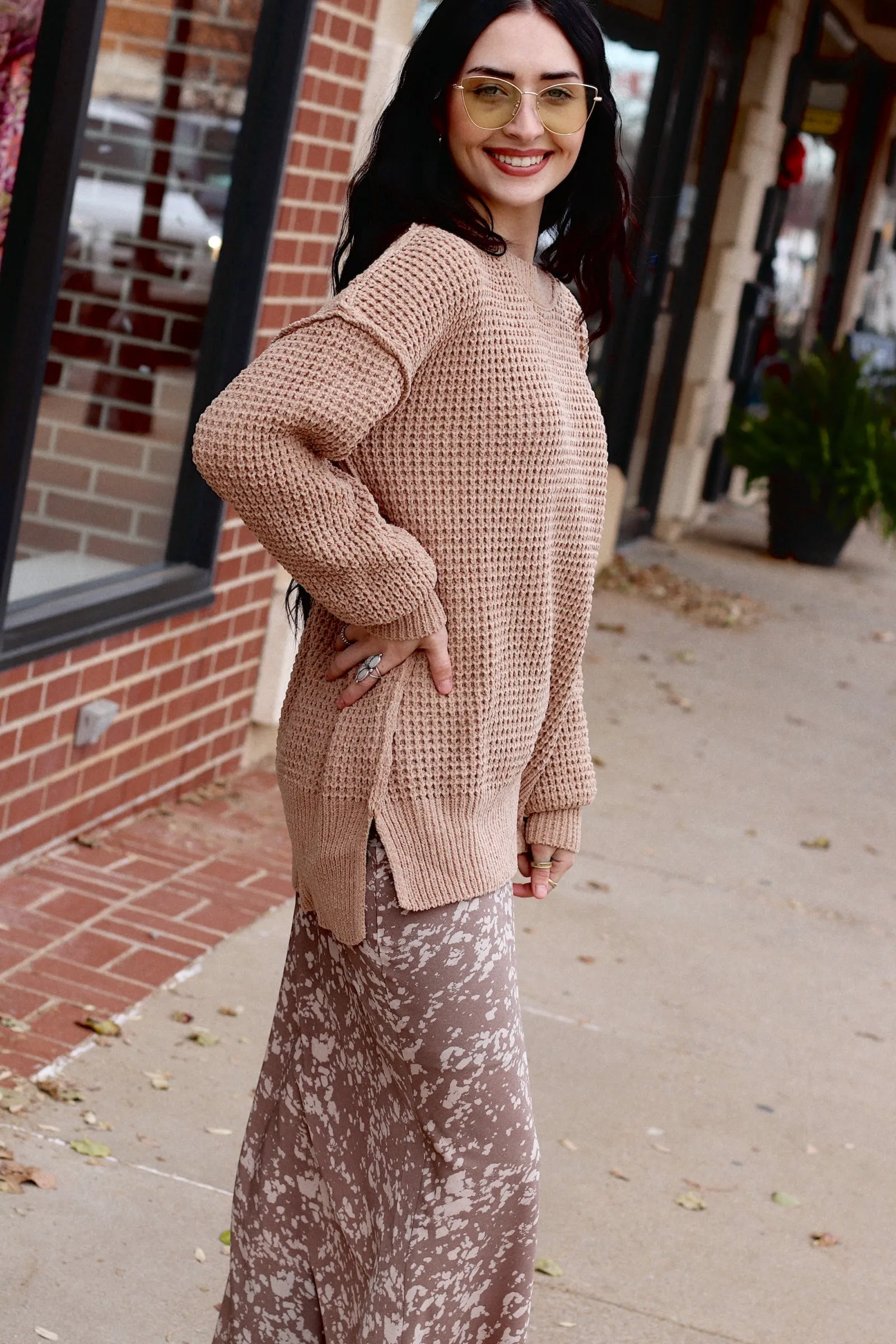 Britt's Fav Midi Skirt   Mocha