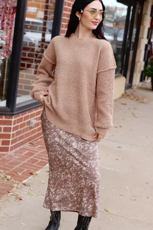 Britt's Fav Midi Skirt   Mocha
