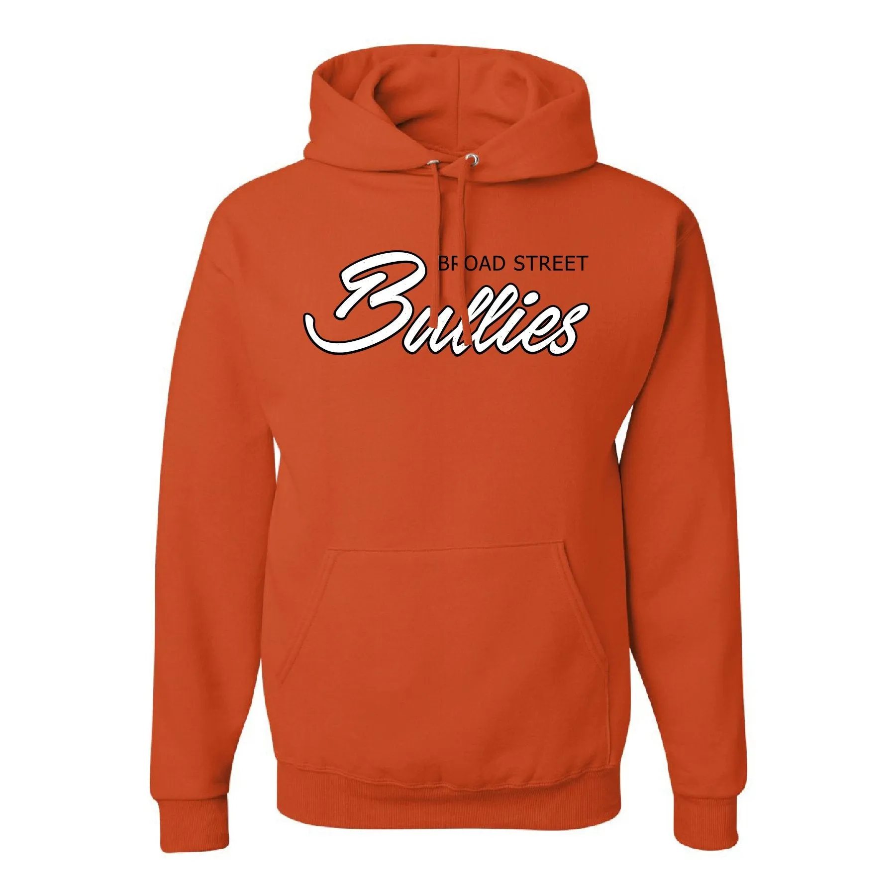 Broad Street Bullies Pullover Hoodie | Broad Street Bullies Orange Pullover Hoodie