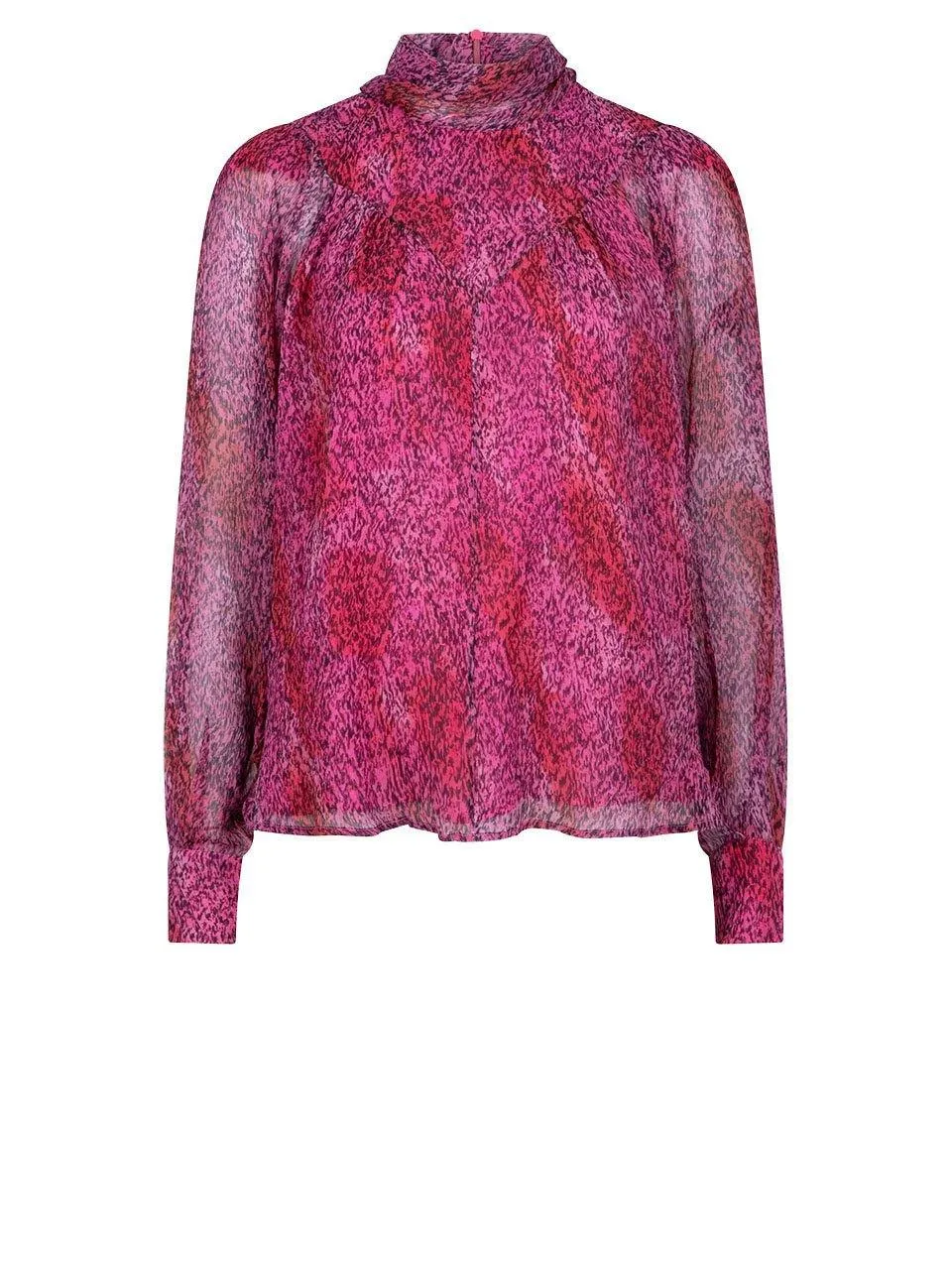 Callista Printed Drapey Top Multicolour