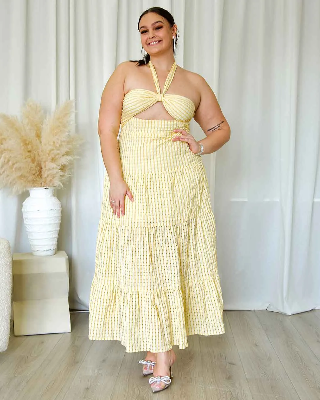 Camille Maxi Dress - Yellow