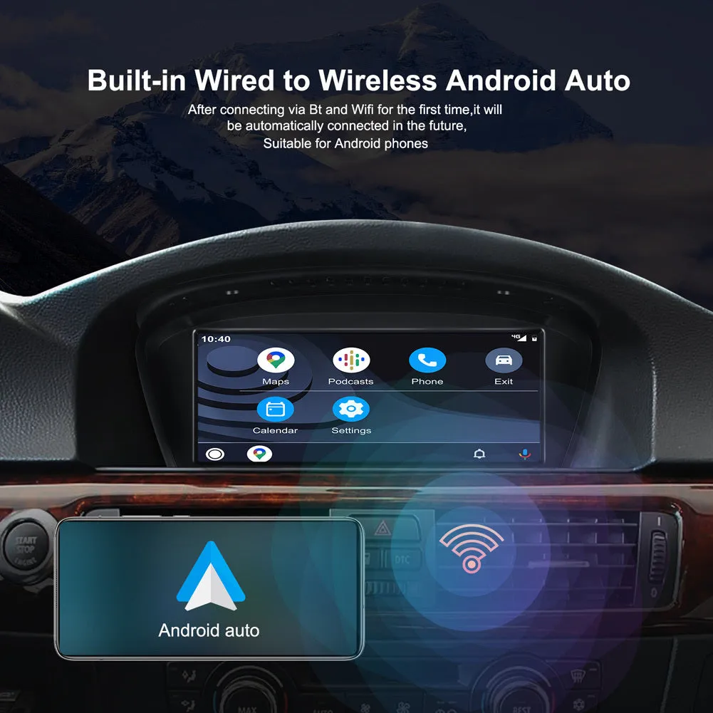 Car Wireless Adapter Compatible for Android Wire-Controlled to