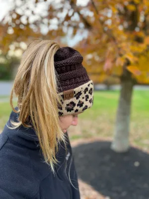 CC Messy Bun Beanie