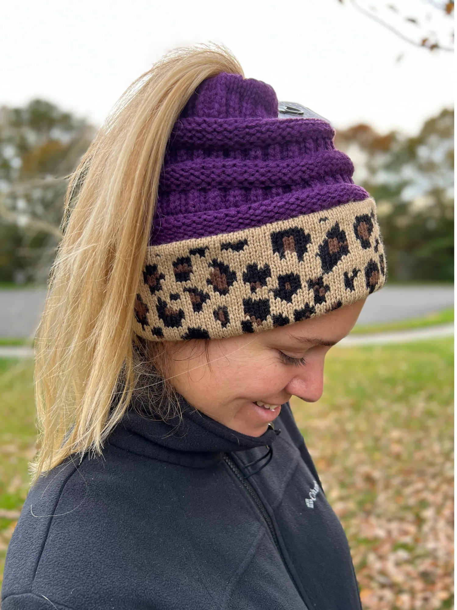 CC Messy Bun Beanie