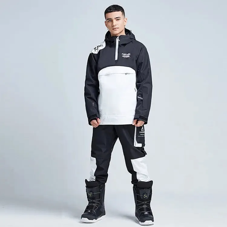 Couple Anorak Jacket & Pants Outdoor Snow Suit Sets