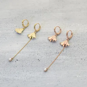 Dance with the shell sleeper Earring (single) - 14K/ 18K Gold