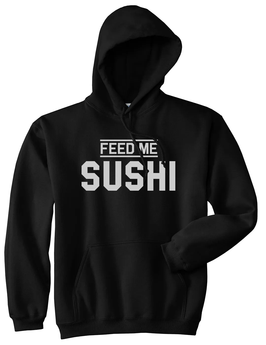 Feed Me Sushi Mens Pullover Hoodie