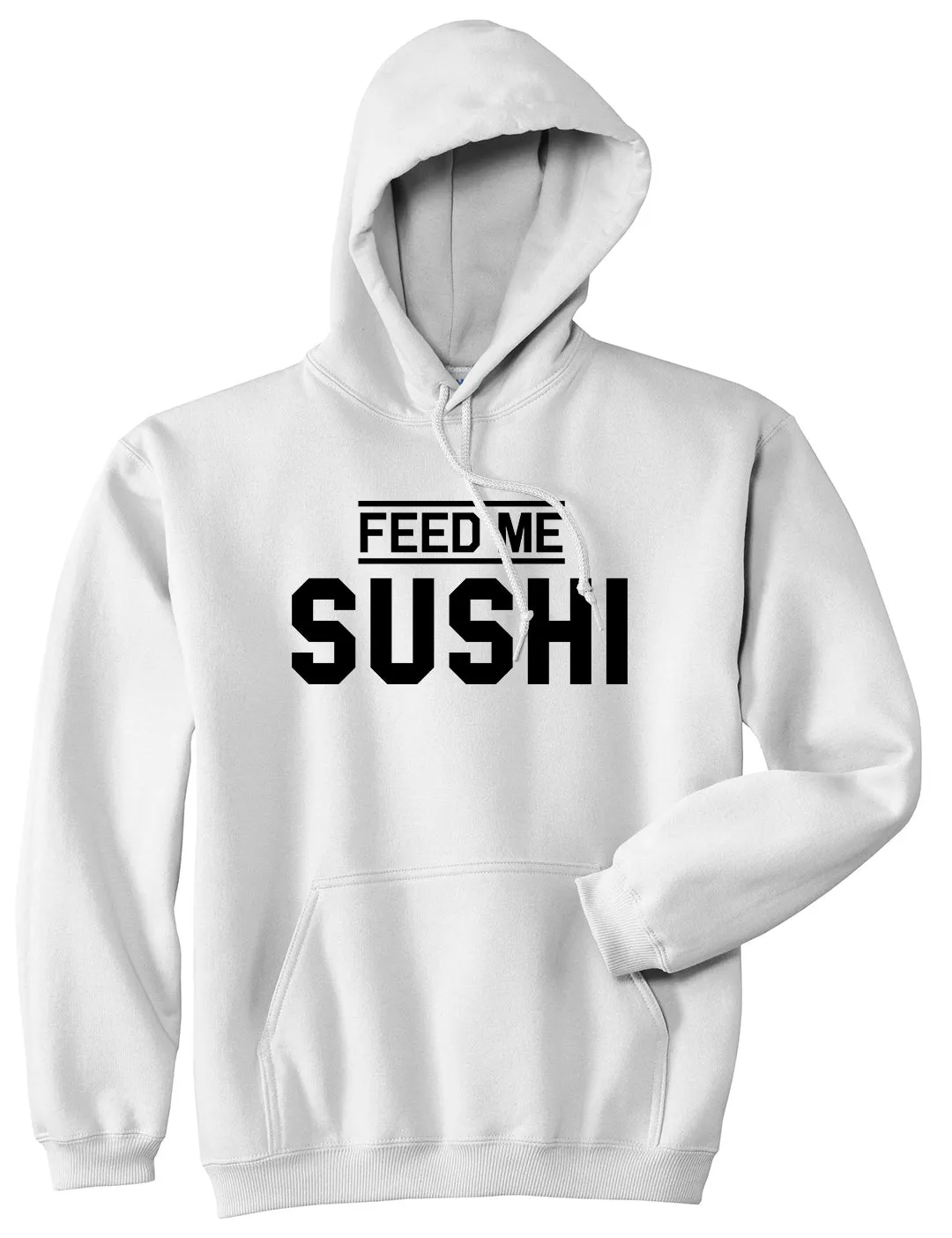 Feed Me Sushi Mens Pullover Hoodie