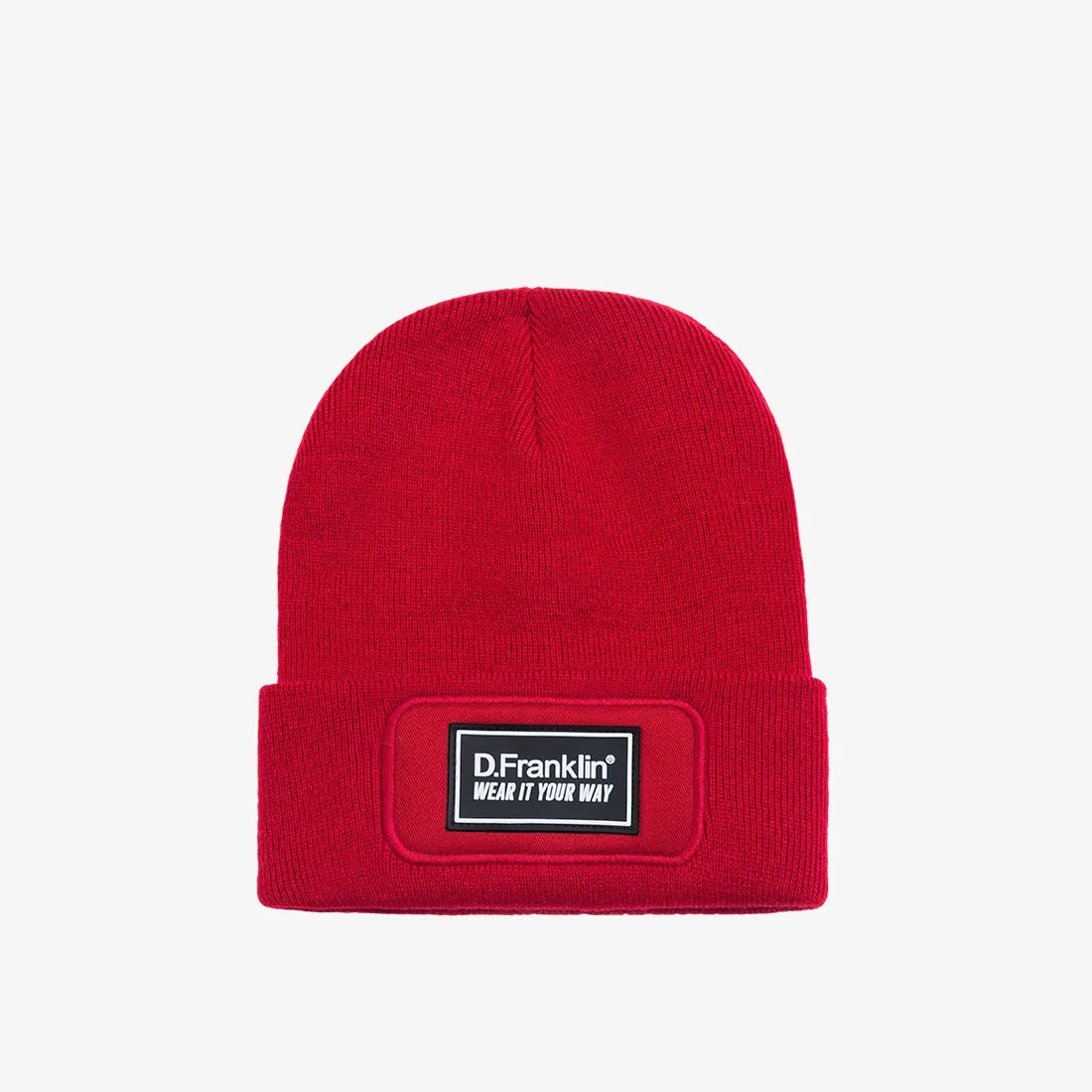 Flake Red Beanie