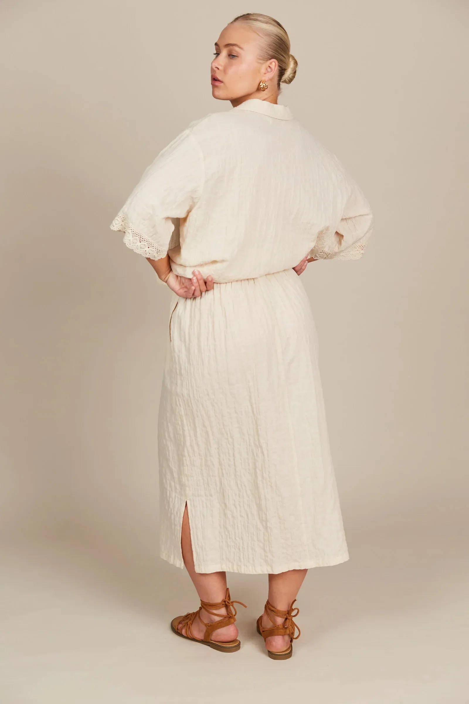Fleur Skirt - Canvas