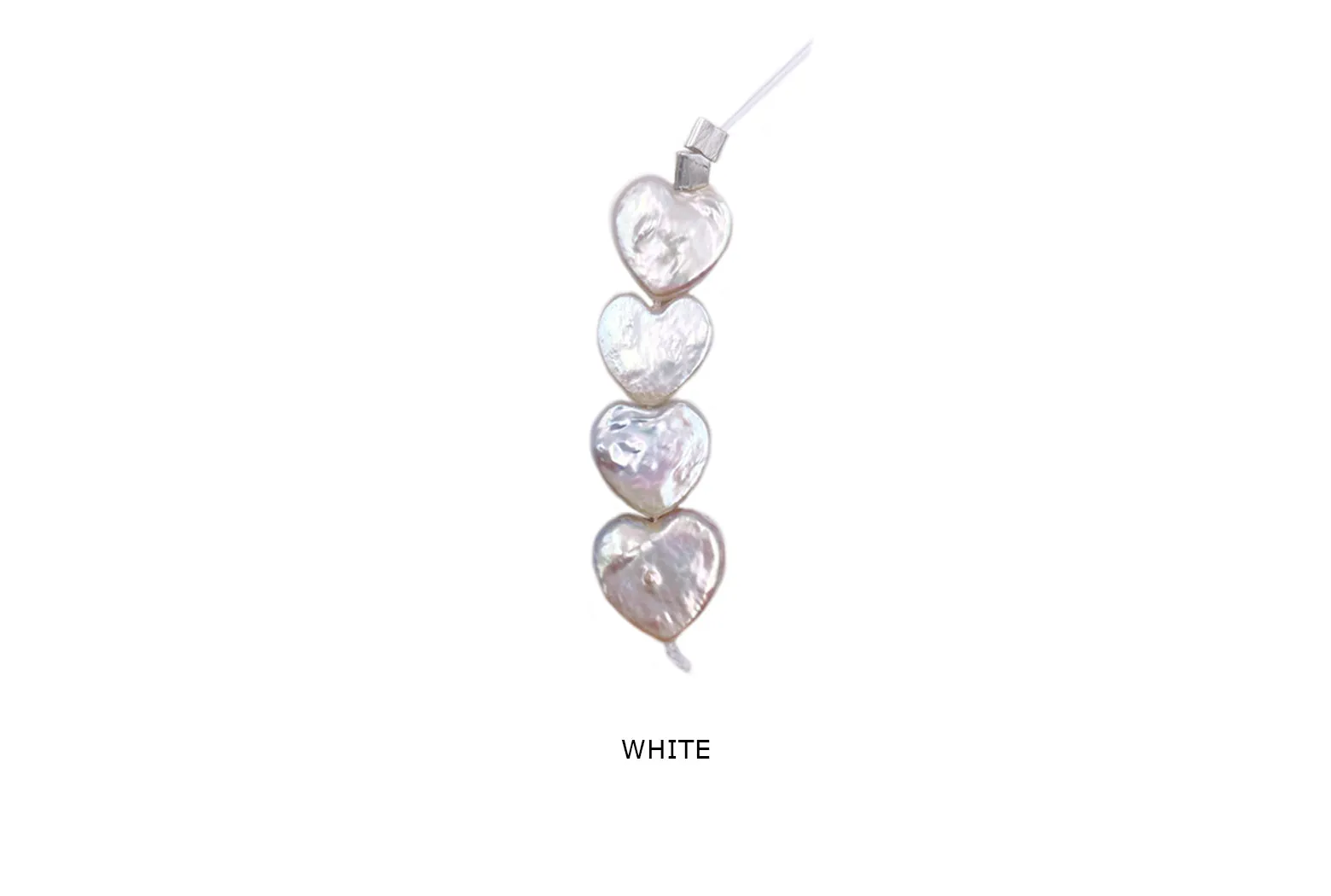 FWP1111 Fresh Water Pearl Heart Shaped Charm/Spacer