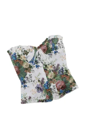 Gabriella Corset Top (White Multi)