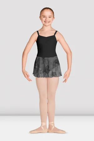 Girls Jasmine Print Camisole Skirted Leotard