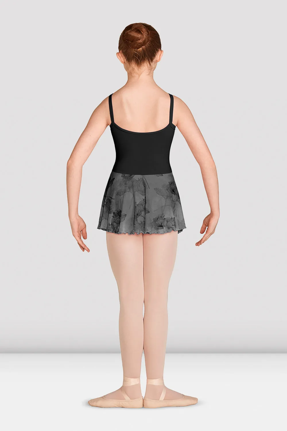 Girls Jasmine Print Camisole Skirted Leotard