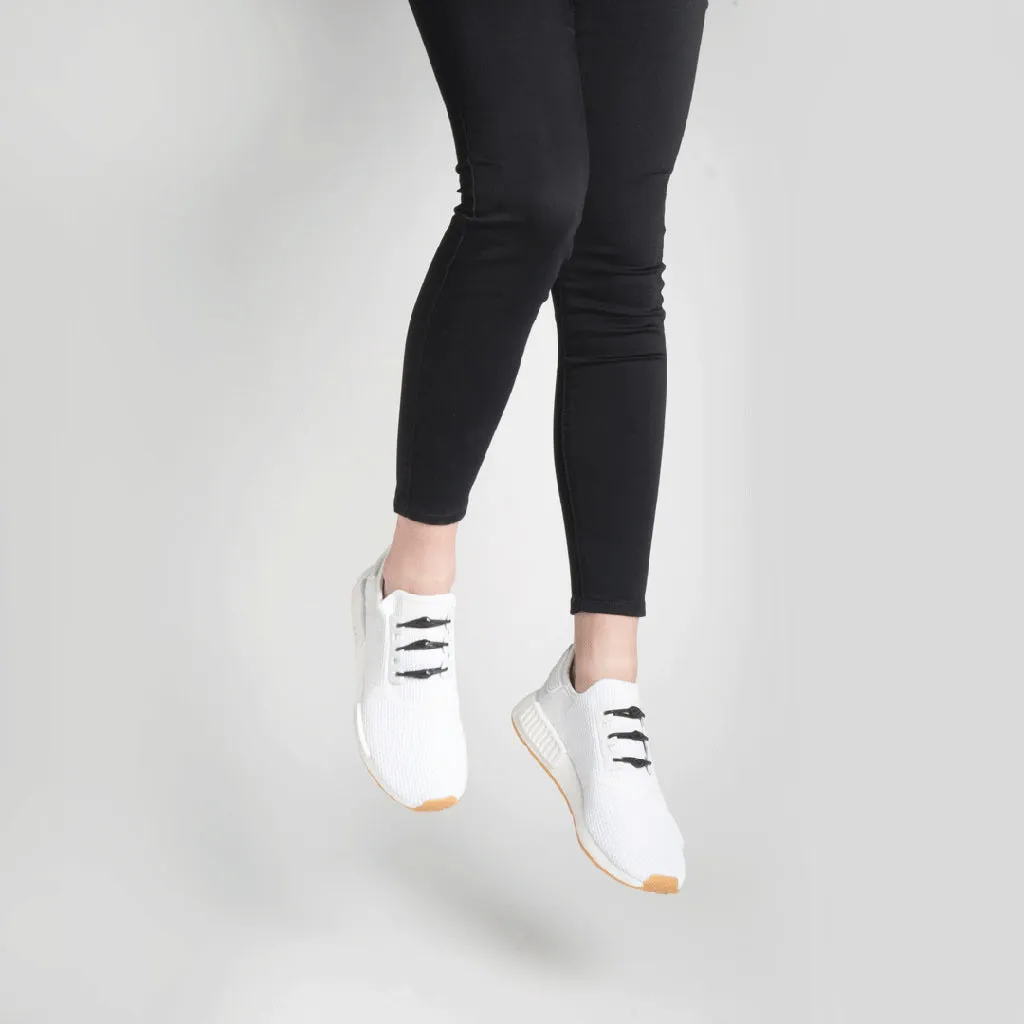 Glydez Regular No-Tie Laces - Black