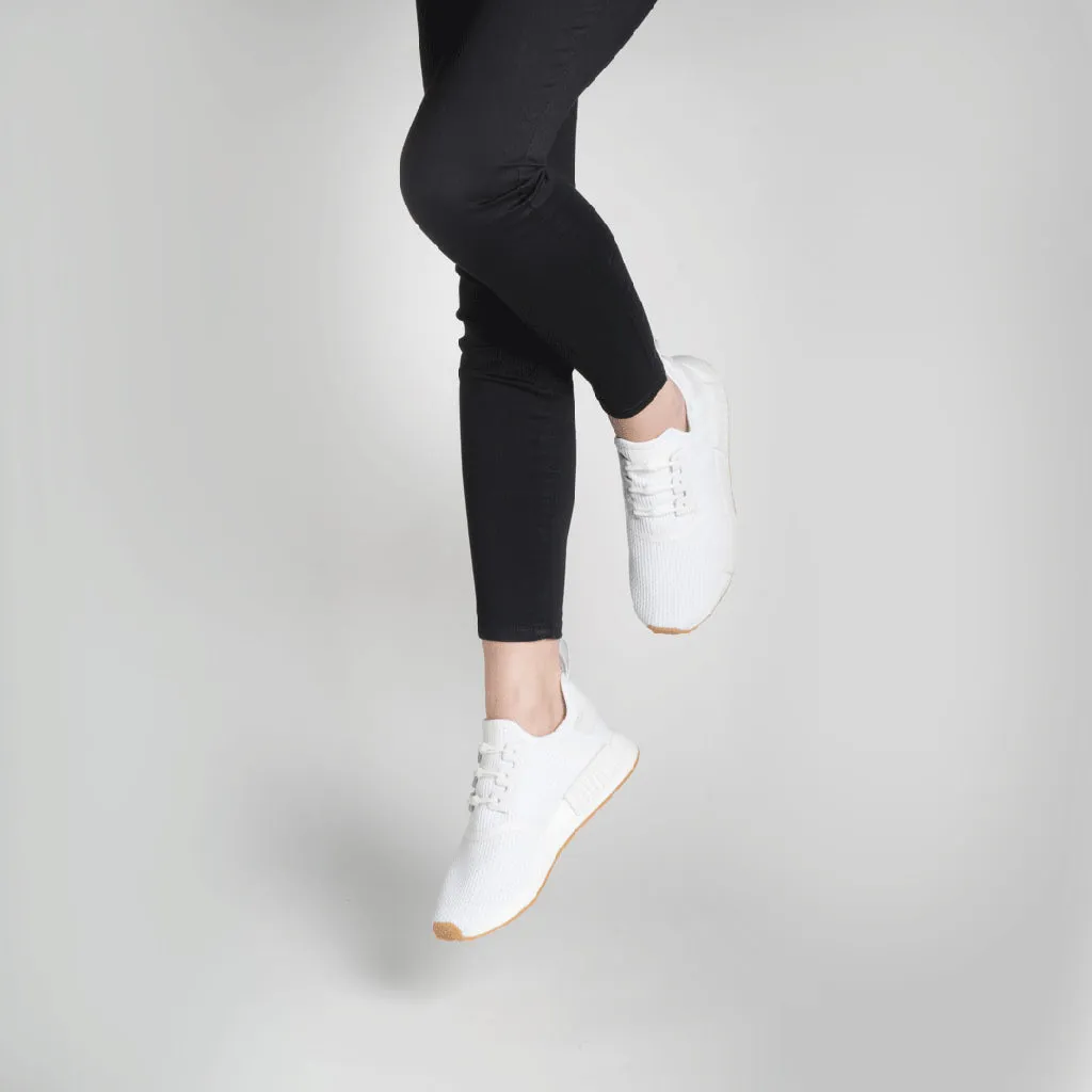 Glydez Regular No-Tie Laces - White