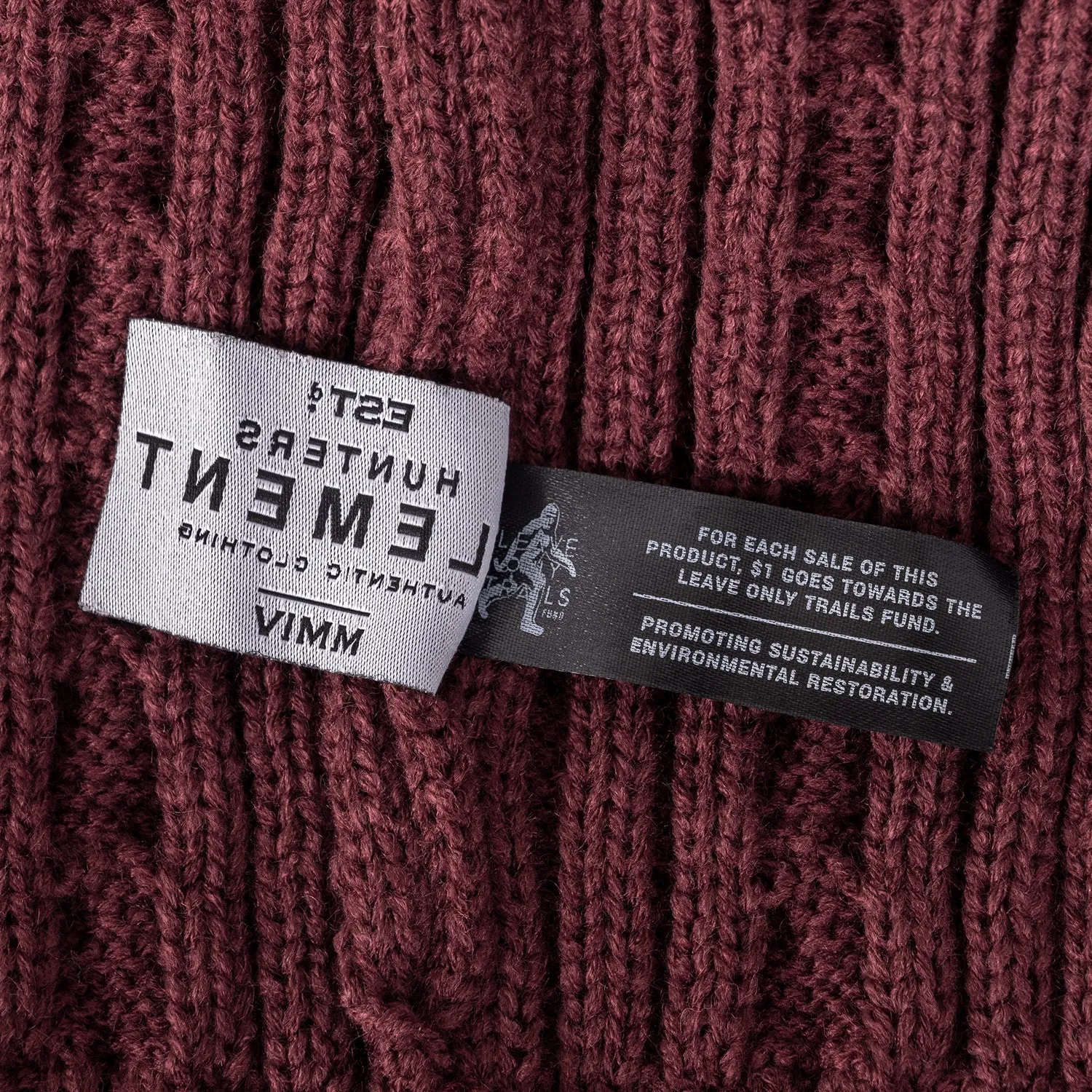 Hunters Element Twin Peaks Beanie - Burgundy