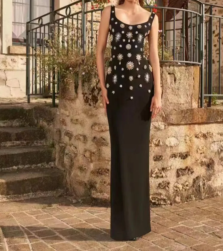 IMOGEN Crystals Maxi Dress