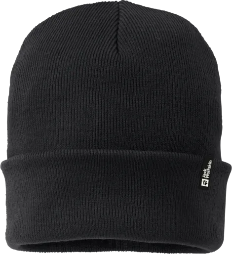 Jack Wolfskin Rib Beanie Black | Buy Jack Wolfskin Rib Beanie Black here | Outnorth