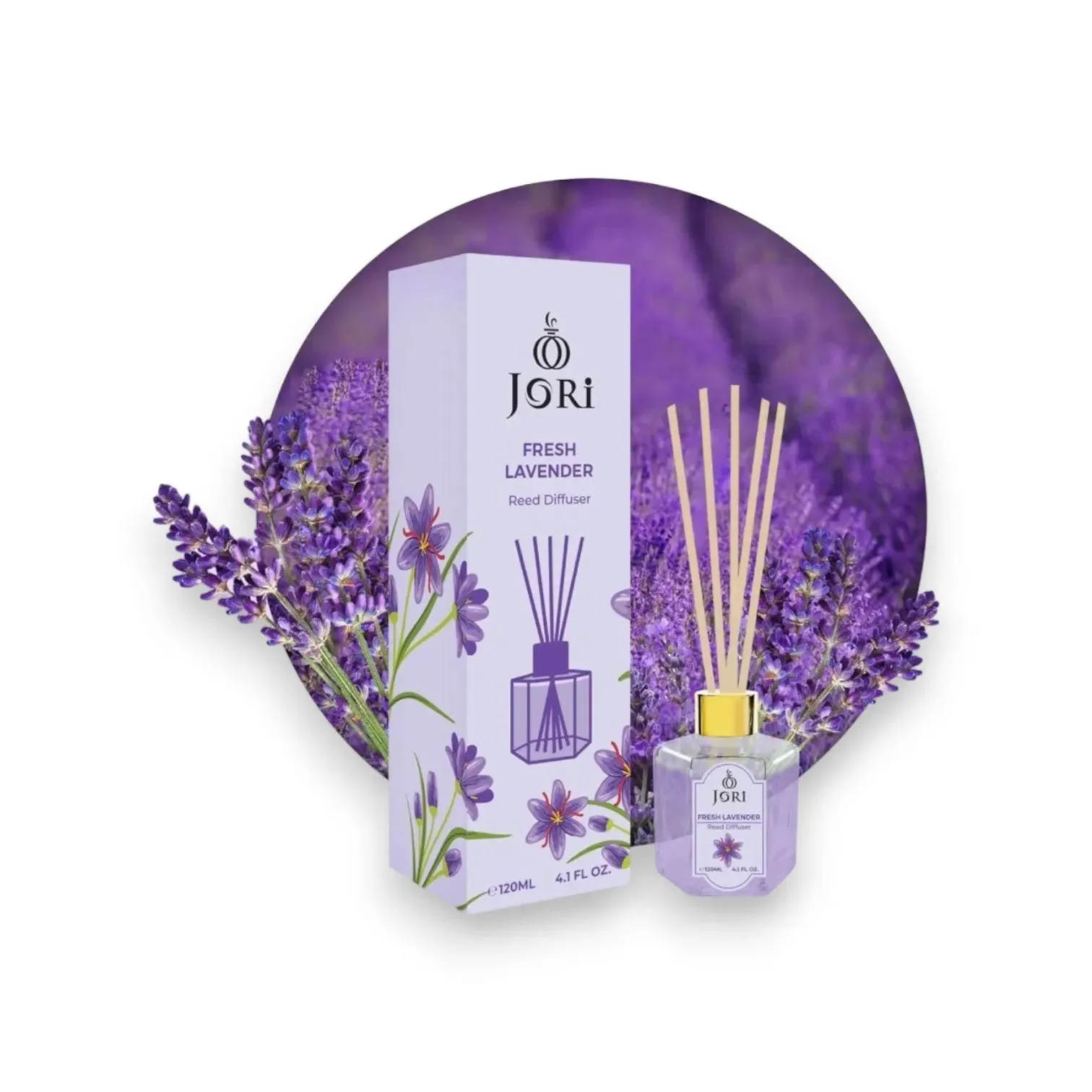 Jori Fresh Lavender Reed Diffuser 120ml