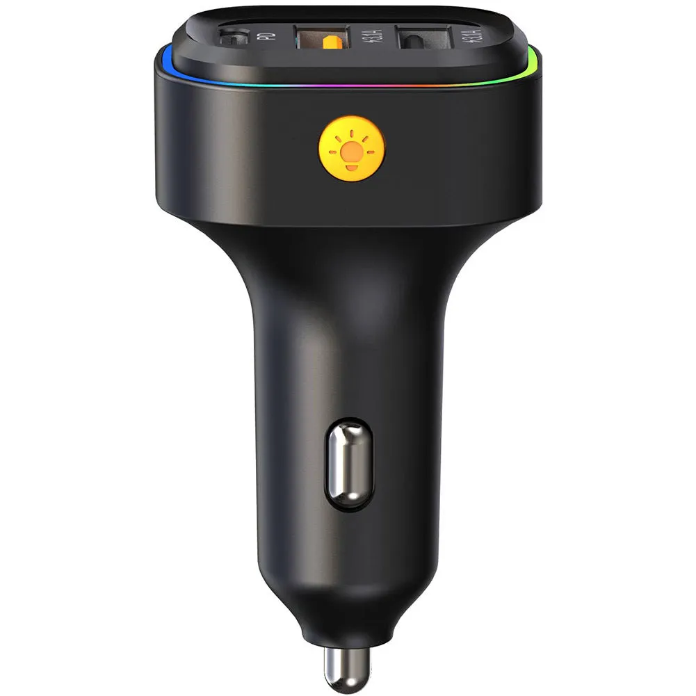 K5 Car Charger 36w Fast Charging Multi-functional Adapter Mp3