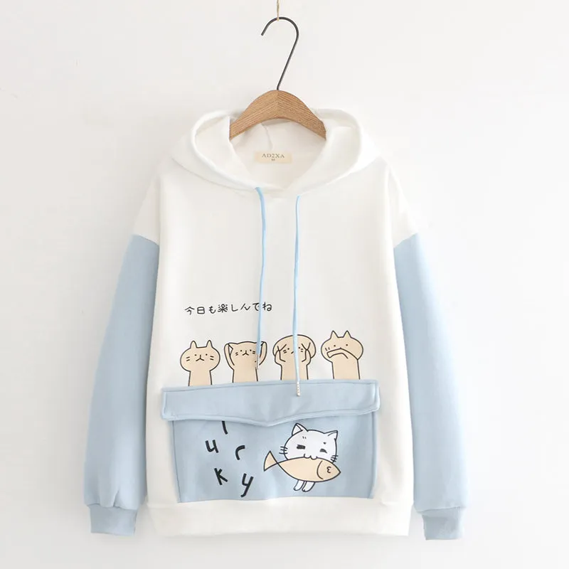 Kawaii Kitty Hoodie