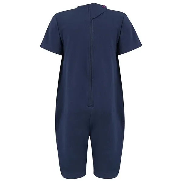 Kaycey Secret Zip Back Jumpsuits - Short Sleeve / Knee Length (Adults)