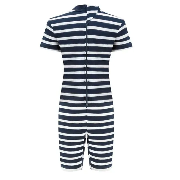 Kaycey Secret Zip Back Jumpsuits - Short Sleeve / Knee Length (Adults)
