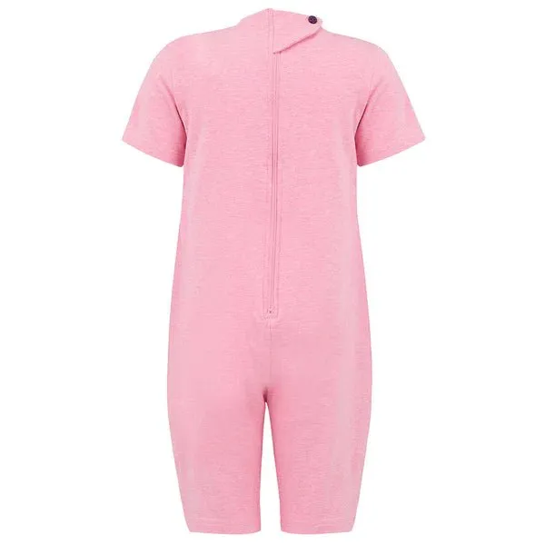 Kaycey Secret Zip Back Jumpsuits - Short Sleeve / Knee Length (Adults)