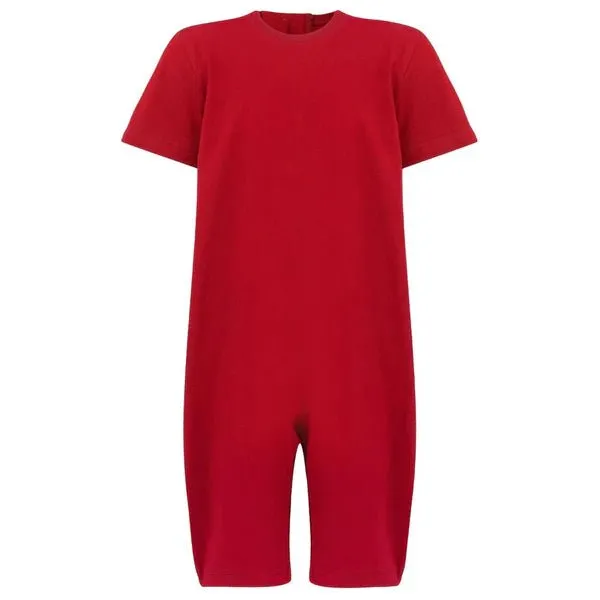 Kaycey Secret Zip Back Jumpsuits - Short Sleeve / Knee Length (Adults)