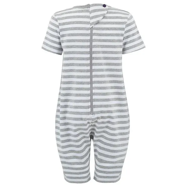 Kaycey Secret Zip Back Jumpsuits - Short Sleeve / Knee Length (Adults)