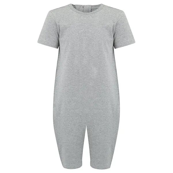 Kaycey Secret Zip Back Jumpsuits - Short Sleeve / Knee Length (Adults)