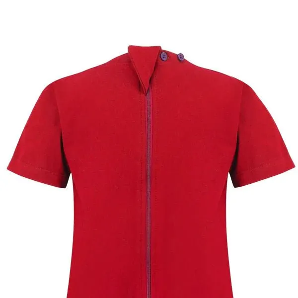Kaycey Secret Zip Back Jumpsuits - Short Sleeve / Knee Length (Adults)