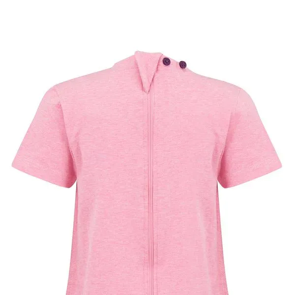 Kaycey Secret Zip Back Jumpsuits - Short Sleeve / Knee Length (Adults)
