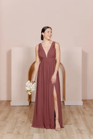 Lanai Chiffon Dress | Ready To Ship | Rosewood